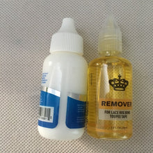 Load image into Gallery viewer, 38ML Lace Wig Adhesive Glue Wig Bonding Glue Invisible Adhesive With 1 Bottle 30 ml Remover For Lace Wig Ghost Glue